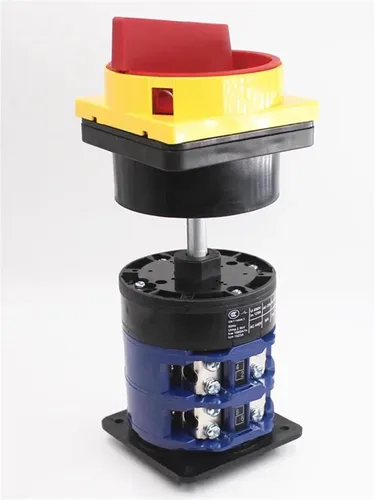 Vista 2 de 1 Uds. LW26-125GS Distribución de Energía Gabinete Puerta Corte-Off Enclavamiento Base DIN montado en carril universal Aislador Cam Switch 125A 690V