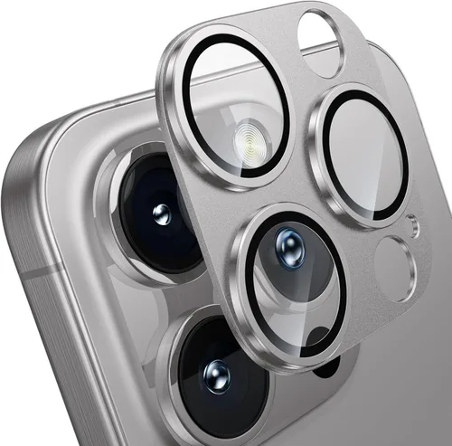 Vista 19 de WSKEN Protector de lente de cámara para iPhone 16 Pro/iPhone 16 Pro Max, [Grado Militar A Prueba de Roturas] [Fuerte Adsorción] Protector