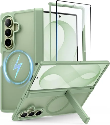 Vista 118 de FNTCASE Funda para iPhone 17 Pro: Fundas delgadas translúcidas de color azul claro compatibles con MagSafe, protección completa de la cámara