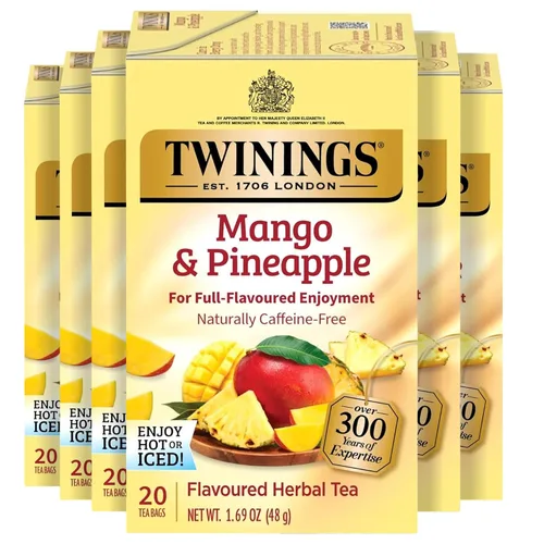 Vista 75 de Twinings Bolsas de té negro Blackcurrant Breeze envueltas individualmente, 20 unidades (paquete de 1), dulce, sabor picante, con cafeína, disfruta
