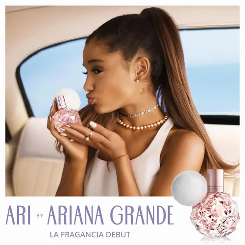 Vista 2 de Ariana Grande Ari Eau de Parfum – Long Lasting Fragrance with Pear, Raspberry, and Vanilla Orchid – Floral Gourmand Women’s Perfume