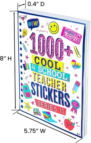 Vista 6 de Fashion Angels Más de 1000 calcomanías para profesores serie 11 (78048) 40 páginas de calcomanías para que los estudiantes y profesores disfruten