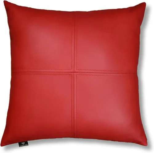 Vista 16 de Funda de almohada de cuero de cordero 100% cuero de cordero – Funda de cojín para sofá – Fundas decorativas para sala de estar y dormitorio, cuero