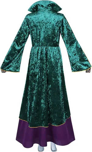 Vista 4 de Disfraz de Winifred Sanderson para adultos vestido de bruja para cosplay y Halloween