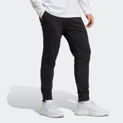 Vista 4 de adidas Pantalones Essentials de punto único con puños cónicos para hombre