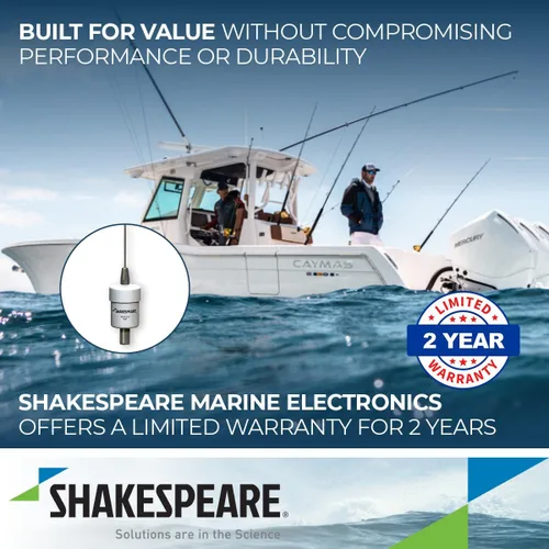 Vista 4 de Shakespeare 5215-C-X - Antena VHF de 3 pies, color blanco