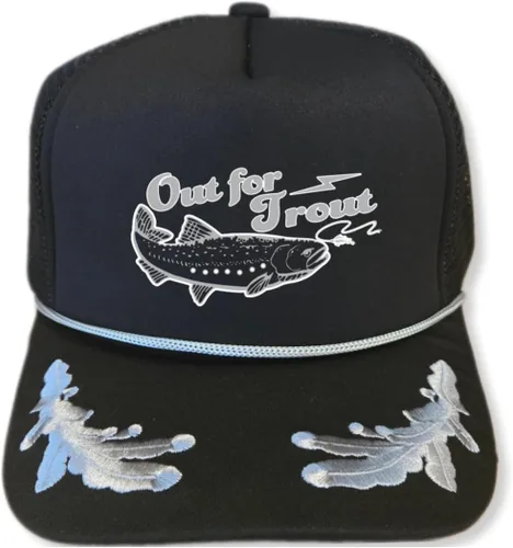 Vista 27 de ThatsRad Out for Trout Corduroy Snapback Sombrero Gorra Pesca con Mosca Pescador