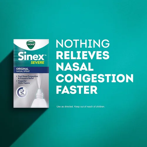 Vista 6 de Vicks Sinex Spray nasal severo 0.50 oz (paquete de 7)