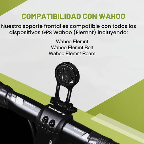 Vista 3 de JRC Components Stealth + Soporte de vástago premium compatible con Wahoo Elemnt