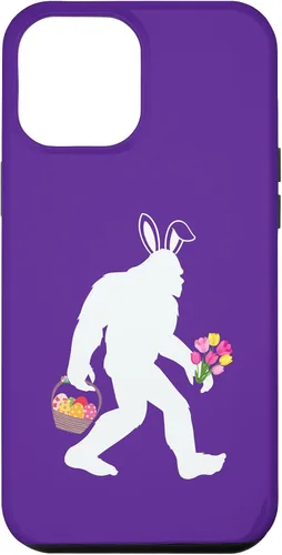 Vista 6 de Funda para iPhone 15 Easter Bigfoot Yeti Funny Sasquatch Egg Scavenger