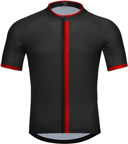Vista 3 de wantdo Camisetas de ciclismo para hombre, camisetas de ciclismo de montaña MTB Jersey de manga corta Camisetas de ciclismo transpirable de secado