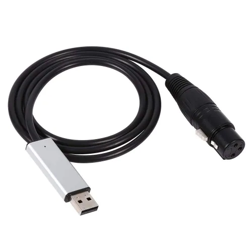 Vista 9 de Mini USB a DMX Interfaz Adaptador Controlador DMX512 Ordenador Etapa Iluminación Controladores Dimmer