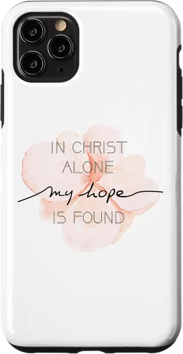 Vista 13 de in Christ Alone My Hope is Found Jesus Christian Phone Case for iPhone 17
