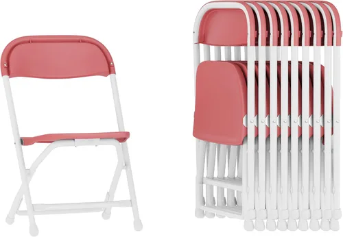 Vista 28 de Flash Furniture Paquete de 2 sillas plegables de plástico negro para niños