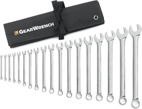 Vista 9 de GEARWRENCH 81916 Juego de llaves combinadas de 22 piezas de 12 puntos, patrón largo, métrico