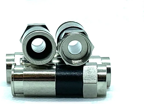 Vista 3 de Perfect Vision Ridgeloc Rg6 Conector de cable coaxial de compresión tipo F hembra 50 unids Directv aprobado PV6UE