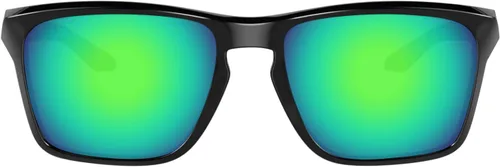 Vista 2 de Well-aimed Lentes de repuesto compatibles con gafas de sol Oakley Sylas 2.244 in OO9448 - Verde Iridium Polarizado