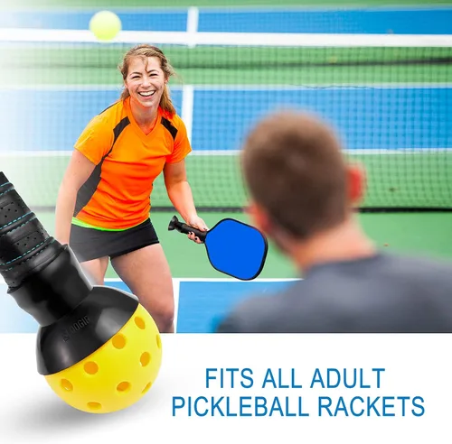 Vista 3 de QOGIR Recogedor de bolas de pickleball: fácil de recoger sin agacharte, se adapta a cualquier pala