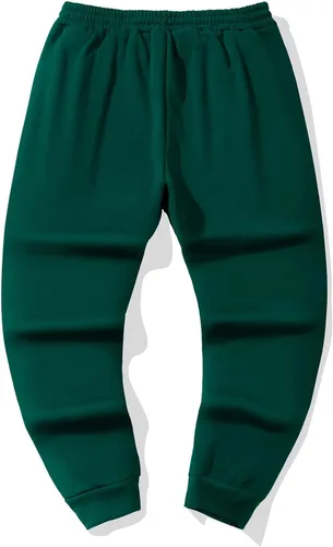 Vista 3 de GORGLITTER Pantalones deportivos con estampado de letras y números para hombre, pantalones deportivos con cordón en la cintura
