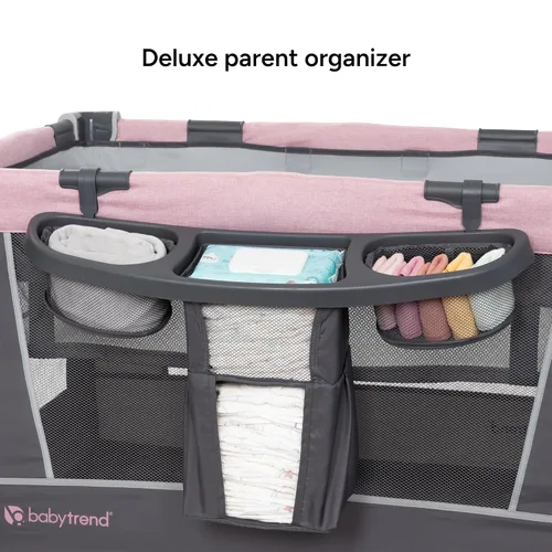 Vista 7 de Baby Trend Simply Smart - Centro de guardería para niños, color rosa