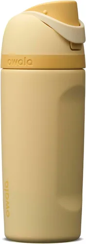 Vista 98 de Owala FreeSip - Acero inoxidable - 32 oz - Morado/Azul (pistas de esquí de los años 80)