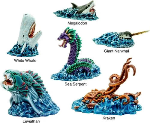 Vista 2 de Warlord Black Seas The Age of Sail Terrors of The Deep Game - Juegos de mesa de estrategia de juego de rol para adultos, juego de mesa estratégico