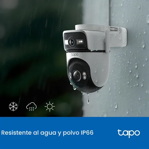 Vista 5 de Tapo 2K Outdoor Dual Lens Pan/Tilt Wireless Security Camera, C545D