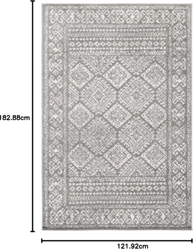Vista 138 de Safavieh - Alfombra decorativa de la colección Tulum, modelo TUL264F, estilo marroquí, bohemio y desgastado, no suelta pelusa, para sala, vestíbulo