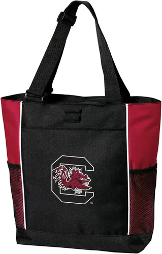 Vista 10 de Broad Bay Official South Carolina Gamecocks Tote Bag Zippered Carryall