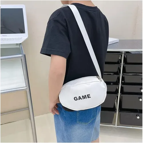 Vista 3 de Hiflyer Bolsa cruzada para niños, bolsa de hombro para niños, bolsa de nailon pequeña para niños, bolsa de viaje para niños, bolsas