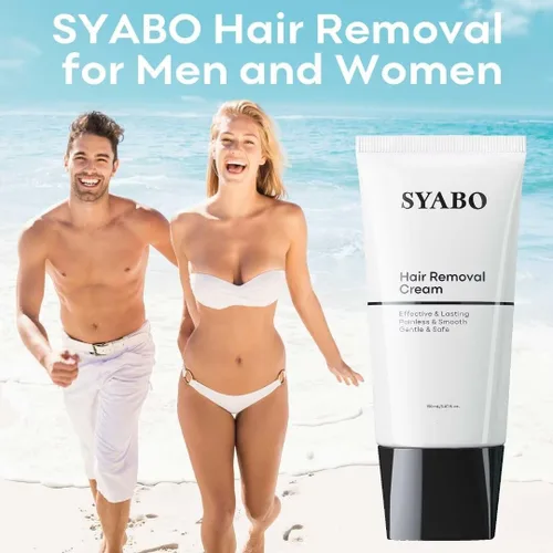 Vista 2 de Crema depilatoria: depilación íntima/privada para mujeres y hombres, loción depilatoria sin dolor para bikini, piernas, brazos, axilas y cuerpo