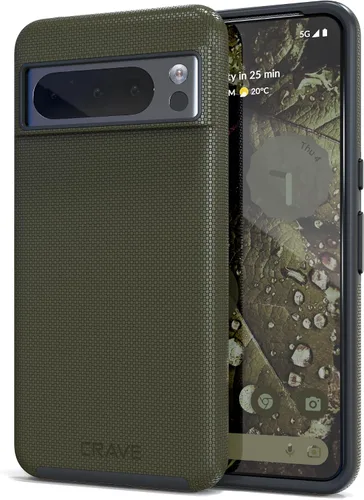 Vista 45 de Crave Dual Guard para Google Pixel 6 Pro, funda de doble capa de protección contra golpes para Google Pixel 6 Pro - Aguamarina