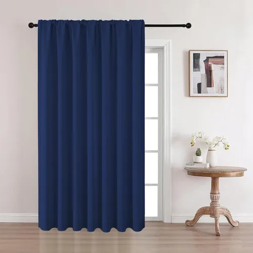 Vista 32 de CUCRAF Cortinas opacas cortas para oscurecer la habitación, paneles de cortina para ventana, bolsillo para cortinero, cortinas sólidas