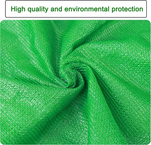 Vista 3 de Tela de protección solar verde, vela rectangular, cubierta de red de protección contra el calor, red de sombreado resistente a los rayos UV, malla