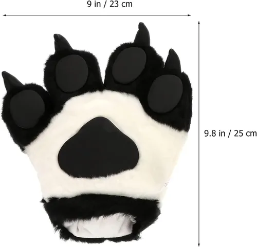 Vista 5 de LANFIRE Guantes de mano de garra de animal Guantes de pata de tigre Guantes de garra de dinosaurio garra de dinosaurio garra de oso Guantes