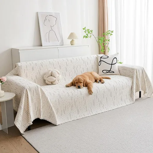 Vista 22 de MYSKY HOME Fundas para sillón, funda para silla reclinable, color beige, fundas de sofá para sofá modular en forma de L, fundas de sofá de gran