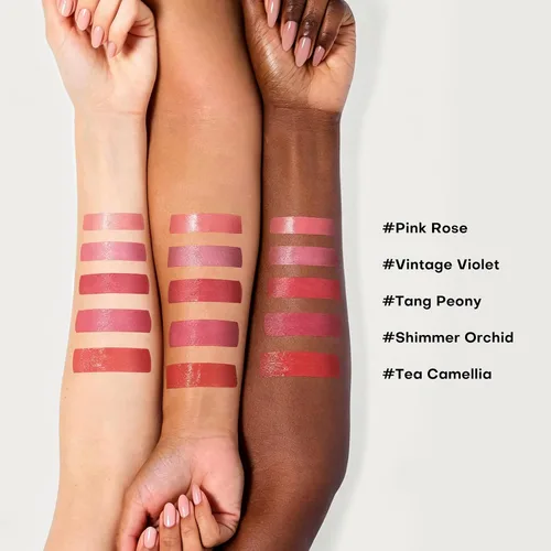 Vista 9 de bayfree Bálsamo labial tintado, brillante, bombea los labios, ligero, hidrata y tiñe con aceite de semilla de jojoba, bálsamo labial vegano, cuidado