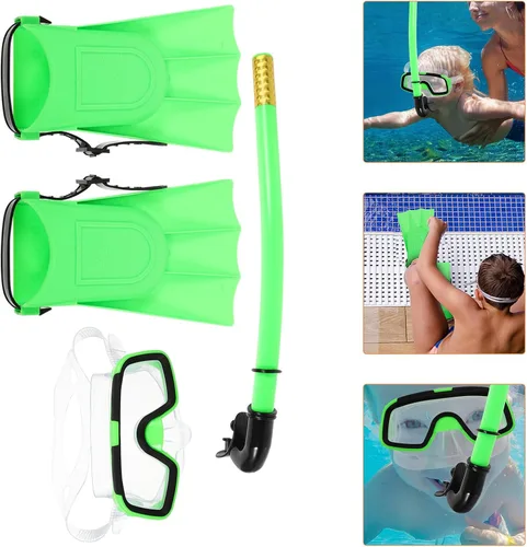 Vista 4 de STOBAZA Juego de esnórquel máscara ligera de tubo de respiración para natación, equipo de esnórquel con amplio campo de visión, portátil y fácil