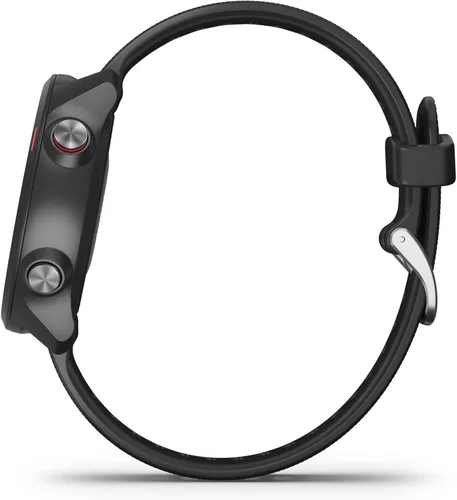 Vista 3 de Garmin Forerunner 245 Music GPS Running Smartwatch, con música y funciones de correr y entrenamiento, banda negra