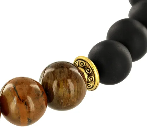 Vista 5 de Believe London - Brazalete de gemas semipreciosas para curar los chacras para hombres y mujeres cristal contra la ansiedad piedra natural