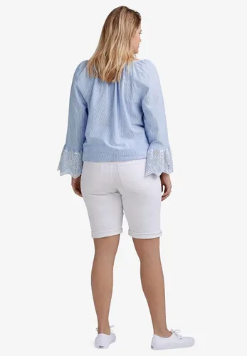 Vista 6 de ellos Bermudas de mezclilla para mujer, talla grande