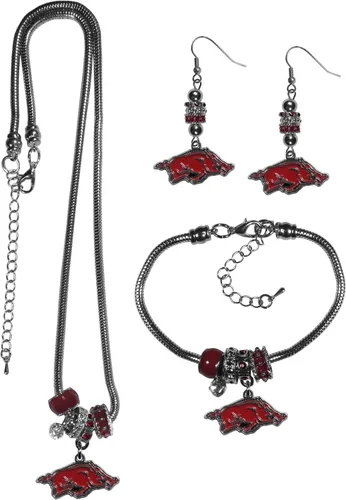 Vista 7 de Siskiyou Sports NCAA Euro Bead Jewelry - Juego de 3 piezas para mujer