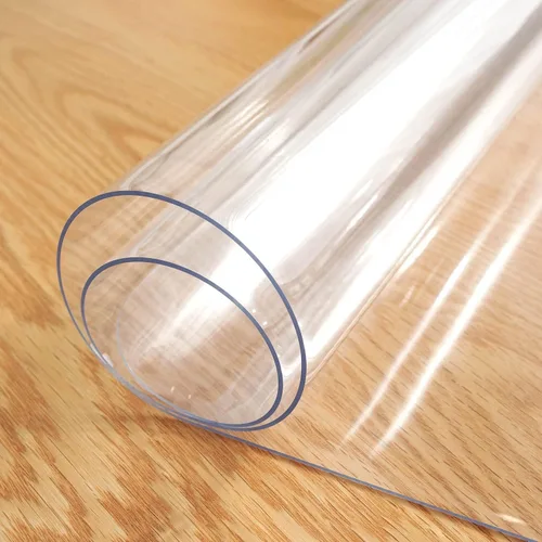 Vista 2 de Alfombrillas para sillas de suelo duro, 0.059 in de grosor, protector de mesa transparente para mesa de comedor, protector de mesa de plástico