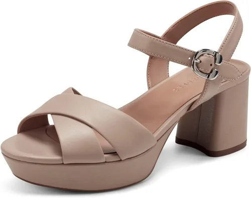 Vista 26 de Aerosoles Sandalias de tacón Cosmos para mujer Cuero Beige Beige