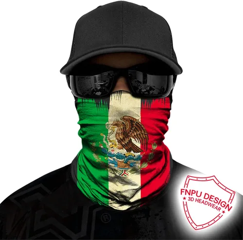 Vista 2 de Polaina de cuello sin costuras, bufanda, bandana, máscara facial sin costuras, protección UV para motocicleta, ciclismo, equitación, correr