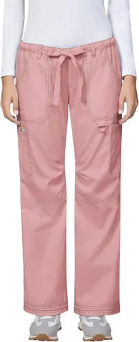 Vista 2 de KOI Classics 701 Lindsey - Pantalones médicos para mujer Rosa Ballet