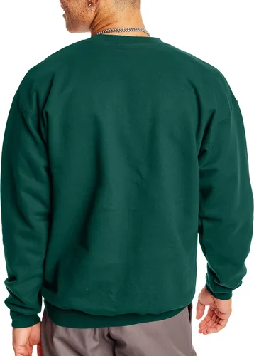 Vista 2 de Hanes Sudadera de forro polar pesada, sudadera de cuello redondo para hombre