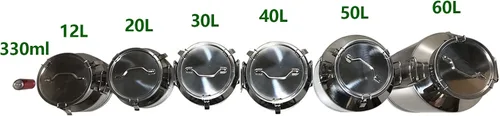 Vista 9 de Lechera de acero inoxidable de 3 galones de 12 litros, olla para lácteos con tapa sellada, cubo resistente 304, recipiente de almacenamiento