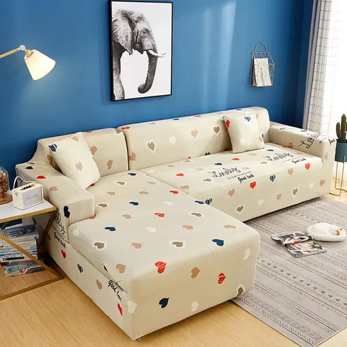 Vista 11 de MIPOPS Funda de franela para sofá de mascotas para niños, funda protectora antideslizante para sofá en forma de L, protector de muebles de diván