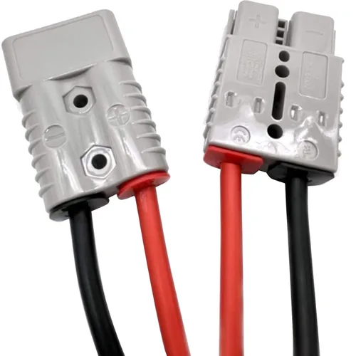 Vista 3 de Conector de batería del cargador de la carretilla elevadora de 50A 600V Enchufe de carga Conector del cargador de batería de la carretilla elevadora